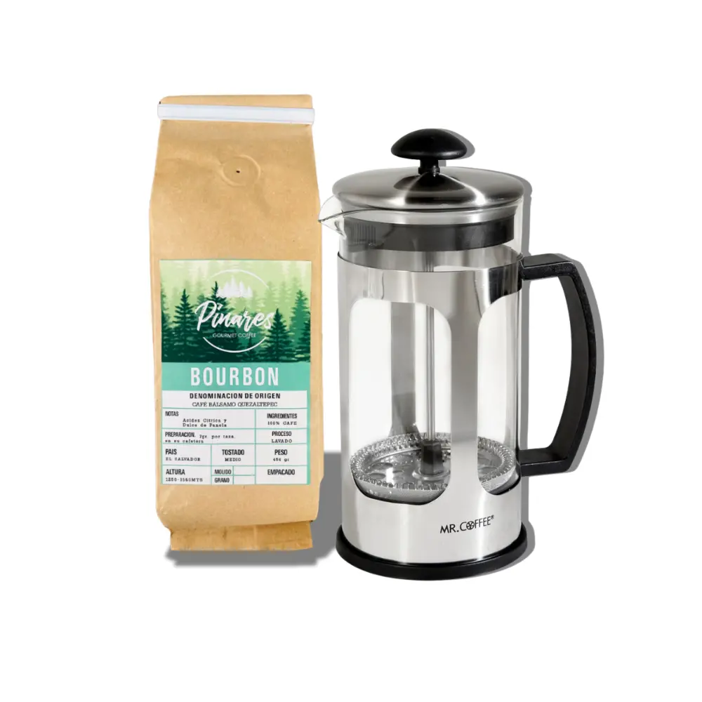 Bourbon lavado con cafetera Mr.Coffee