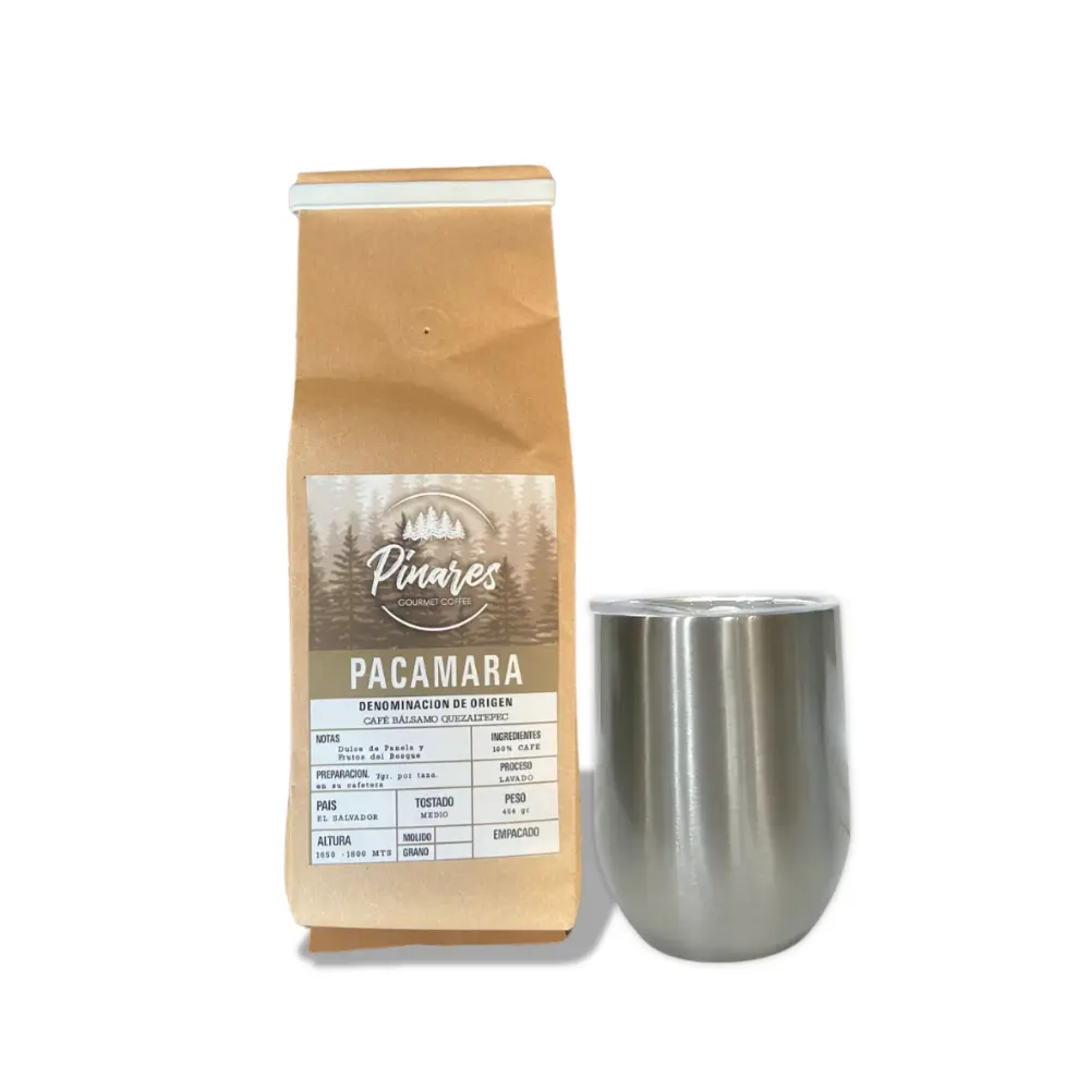 Pacamara lavado con vaso térmico 