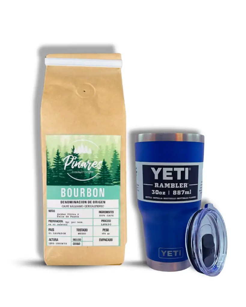 Bourbon Lavado con termo Yeti